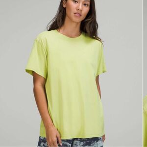 NWT New LULULEMON ALL YOURS TEE SS Shirt Wasabi Green WSBI Sz 2